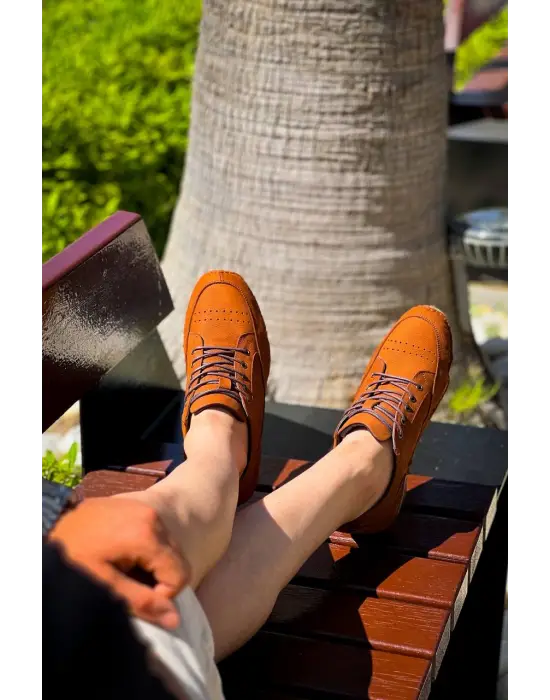 Tbdx1 Terzi Bey Taba Deri Günlük Erkek Ayakkabı