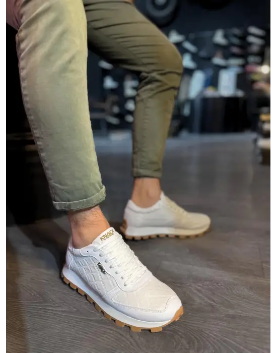 Terzi Bey Günlük Ayakkabı 002 Kapitone Beyaz