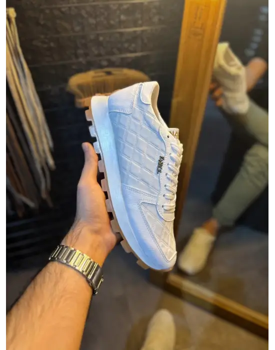 Terzi Bey Günlük Ayakkabı 002 Kapitone Beyaz