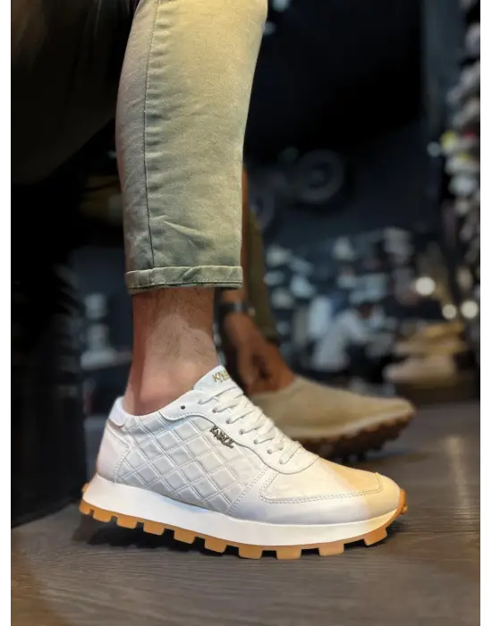 Terzi Bey Günlük Ayakkabı 002 Kapitone Beyaz