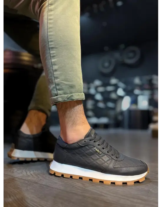 Terzi Bey Günlük Ayakkabı 002 Kapitone Siyah