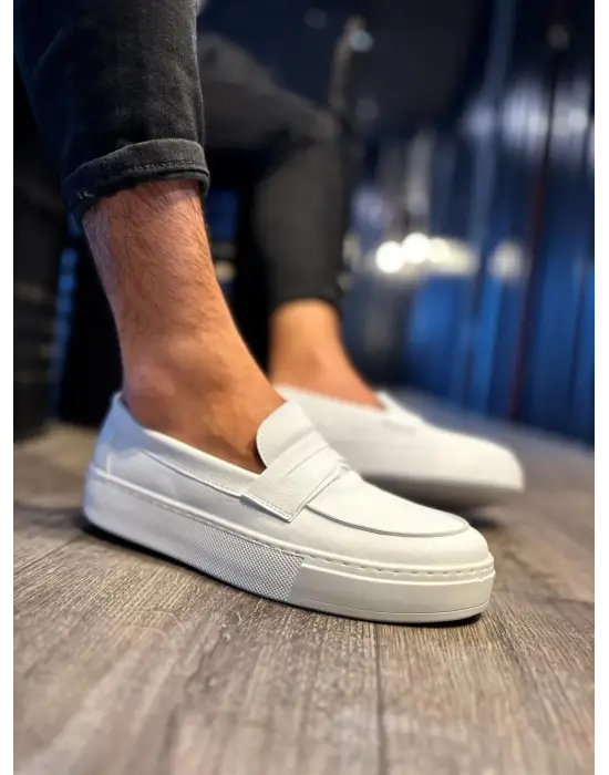 Terzi Bey Günlük Klasik Ayakkabı 400 Beyaz