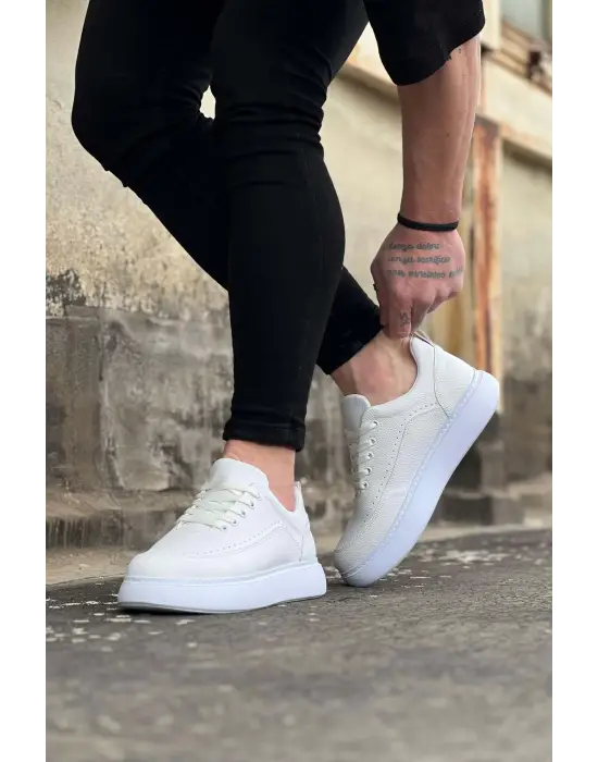 Terzi Bey Tb162 Beyaz Ortopedik Taban Erkek Casual Ayakkabı