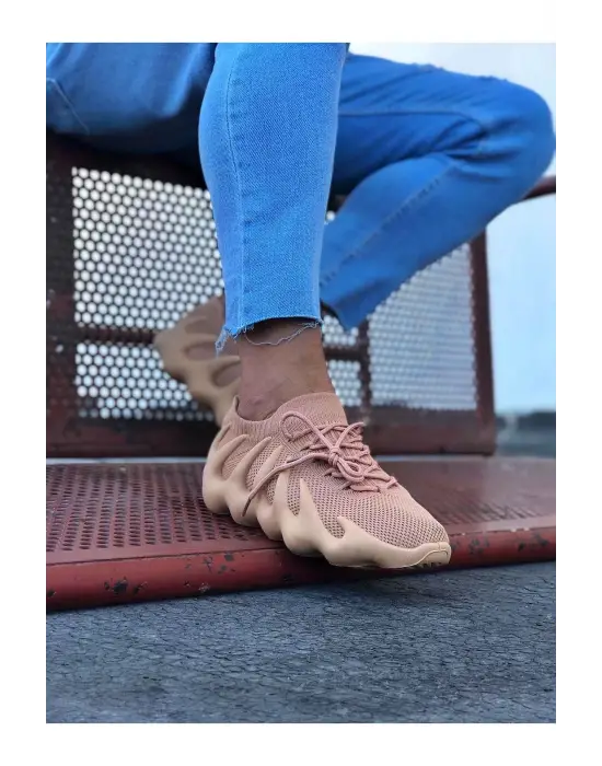 Terzi Bey Tb300 Taba Triko Sargı Taban Casual Erkek Ayakkabı