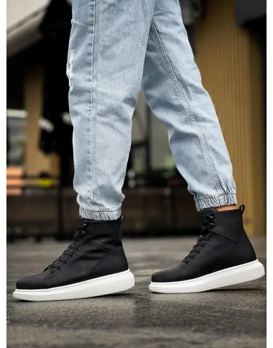 Terzi Bey Yüksek Taban Ayakkabı B-080 Beyaz