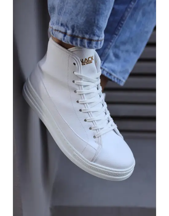 Terzi Bey Yüksek Taban Ayakkabı C-030 Beyaz