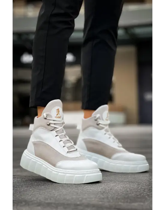 Terzi Bey Yüksek Taban Bot 104 Beyaz