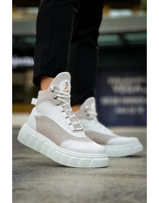 Terzi Bey Yüksek Taban Bot 104 Beyaz