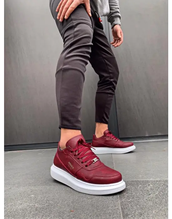 Terzi Bey Yüksek Taban Günlük Ayakkabı 040 Bordo