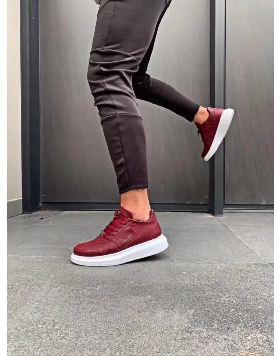 Terzi Bey Yüksek Taban Günlük Ayakkabı 040 Bordo