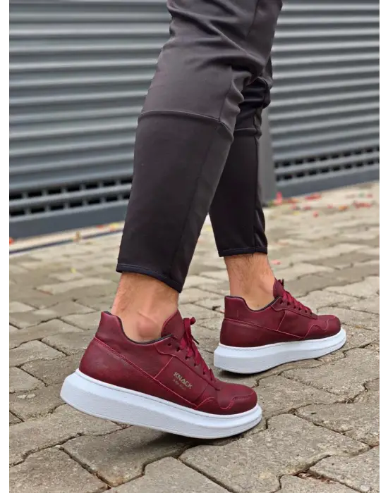 Terzi Bey Yüksek Taban Günlük Ayakkabı 040 Bordo