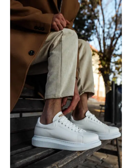 Terzi Bey Yüksek Taban Günlük Ayakkabı 044 Bordo (desenli)