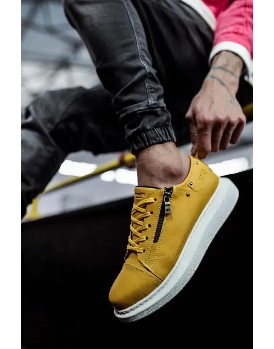 Terzi Bey Yüksek Taban Günlük Ayakkabı 555 Beyaz