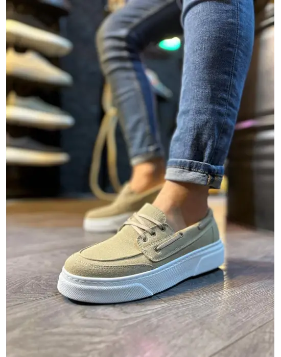 Terzi Bey Yüksek Taban Günlük Ayakkabı 700 Vizon