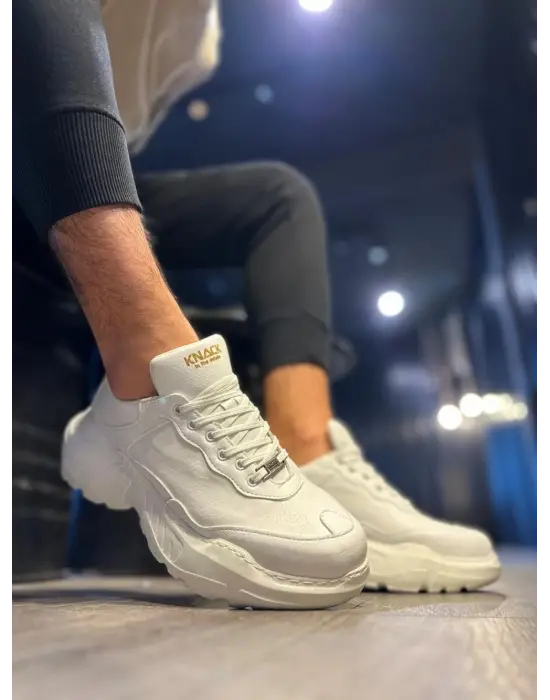 Terzi Bey Yüksek Taban Günlük Ayakkabı N75 Beyaz