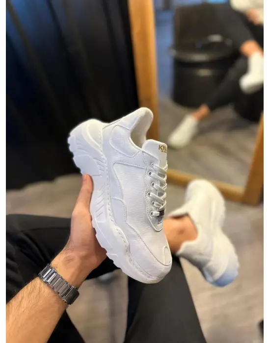 Terzi Bey Yüksek Taban Günlük Ayakkabı N75 Beyaz