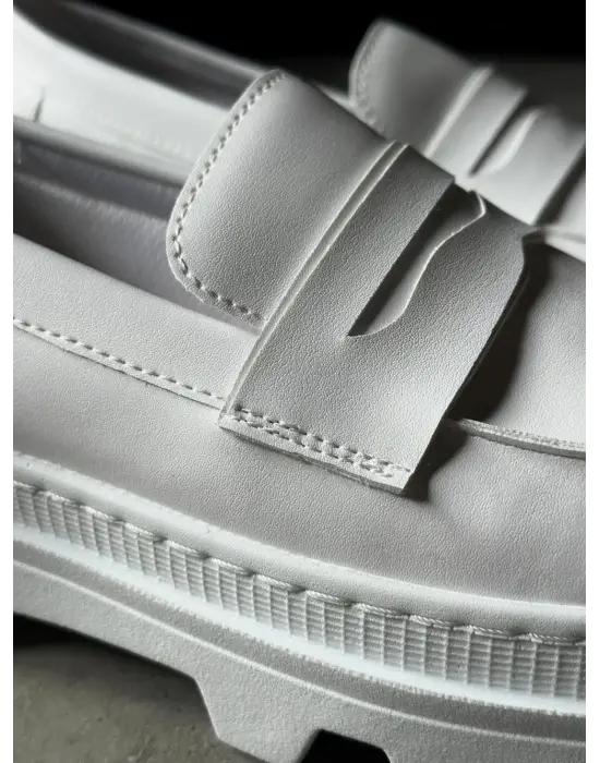 Terzi Bey Yüksek Taban Klasik Ayakkabı 779 Beyaz