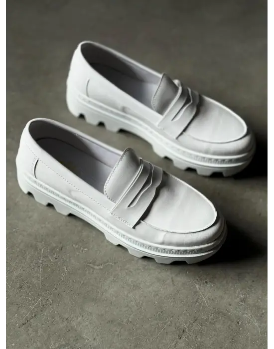 Terzi Bey Yüksek Taban Klasik Ayakkabı 779 Beyaz