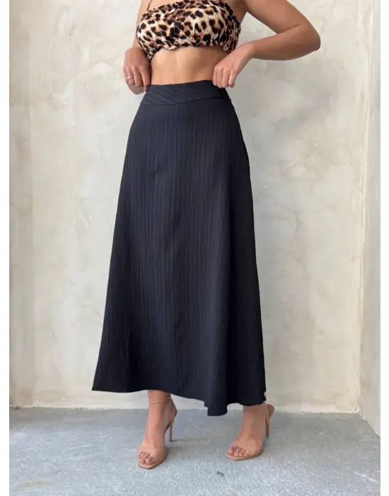 Uzun Astarlı Etek S255043