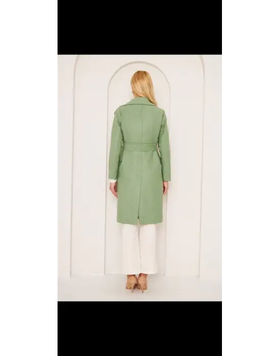 Uzun Düz Kaşe Kaban