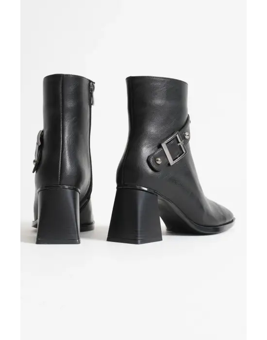 Vera Kadın Siyah Topuklu Bot