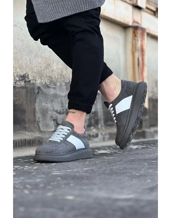 Terzi Bey Tb011 Gri Süet Erkek Casual Ayakkabı