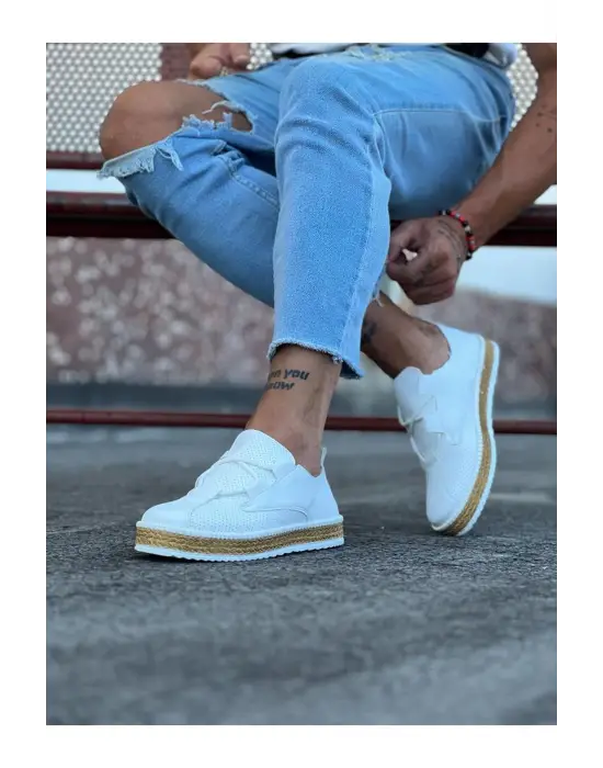 Terzi Bey Tb015 Beyaz Erkek Casual Ayakkabı