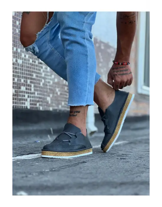 Terzi Bey Tb015 Gri Erkek Casual Ayakkabı