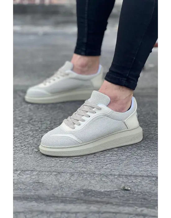 Terzi Bey Tb019 Bej Triko Erkek Casual Ayakkabı