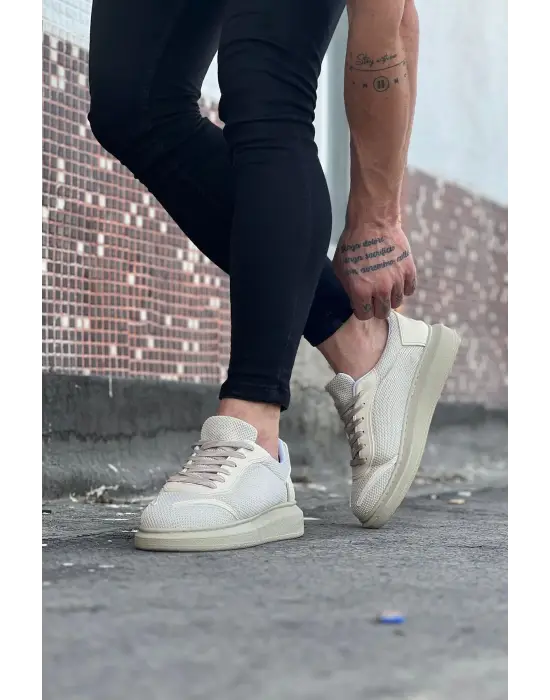 Terzi Bey Tb019 Bej Triko Erkek Casual Ayakkabı