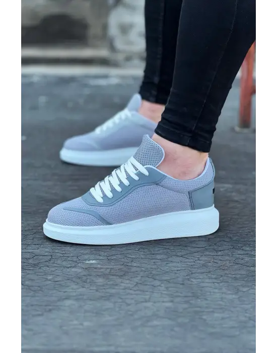 Terzi Bey Tb019 Gri Triko Erkek Casual Ayakkabı