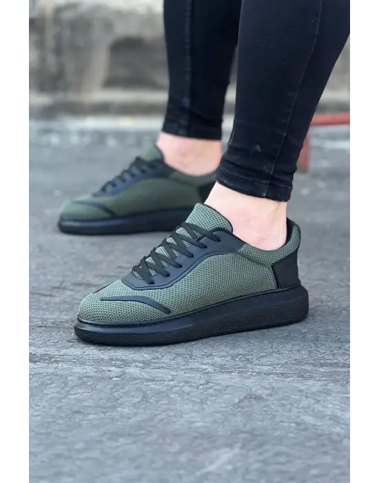 Terzi Bey Tb019 Haki Triko Erkek Casual Ayakkabı