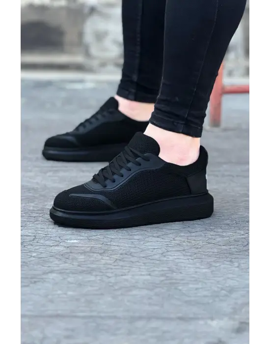 Wagoon Wg019 Kömür Triko Erkek Casual Ayakkabı