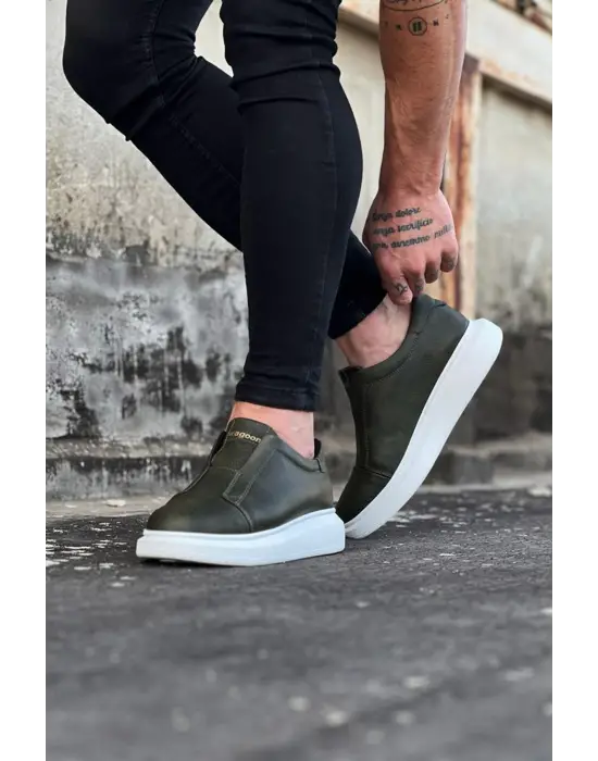 Terzi Bey Tb023 Haki Günlük Casual Erkek Ayakkabı