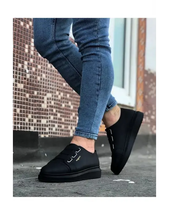 Terzi Bey Tb026 Kömür Kalın Taban Casual Erkek Ayakkabı