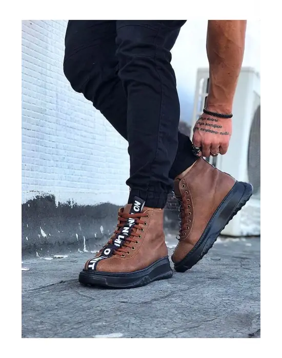 Terzi Bey Tb03 Taba Kömür Erkek Yarım Bilek Bot