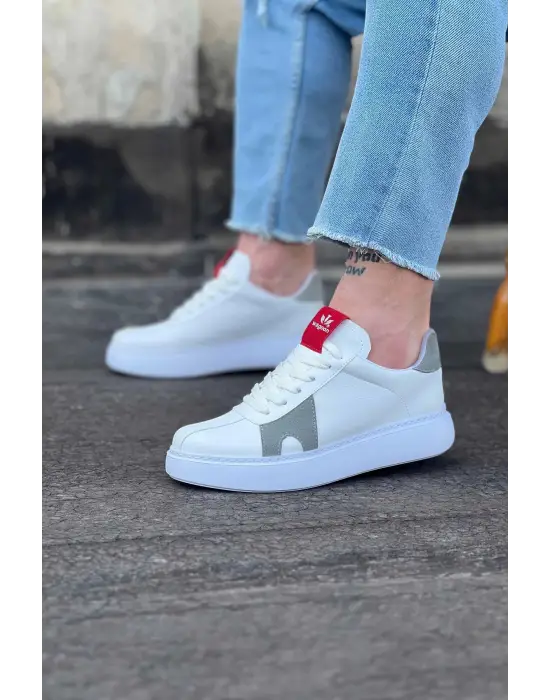 Terzi Bey Tb040 Beyaz Gri Erkek Casual Ayakkabı