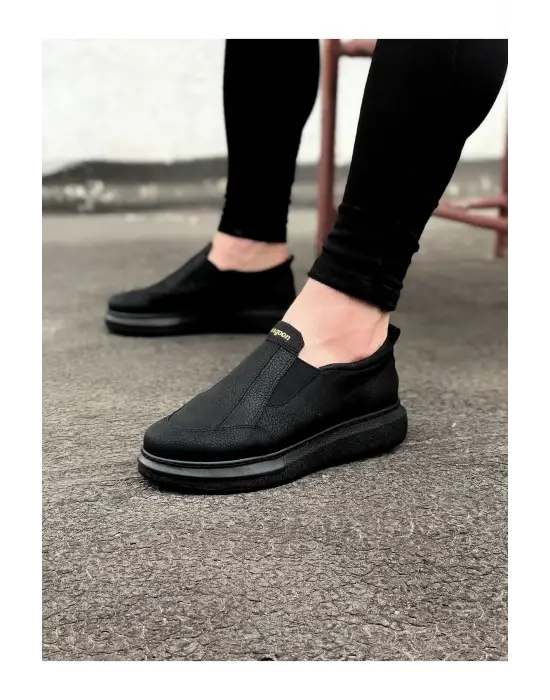 Terzi Bey Tb049 Kömür Düz Casual Erkek Ayakkabı