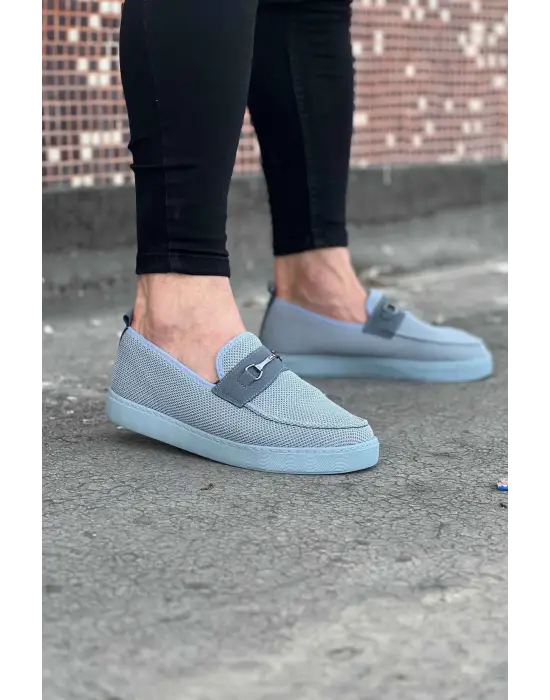 Terzi Bey Tb060 Gri Triko Babet Erkek Casual Ayakkabı