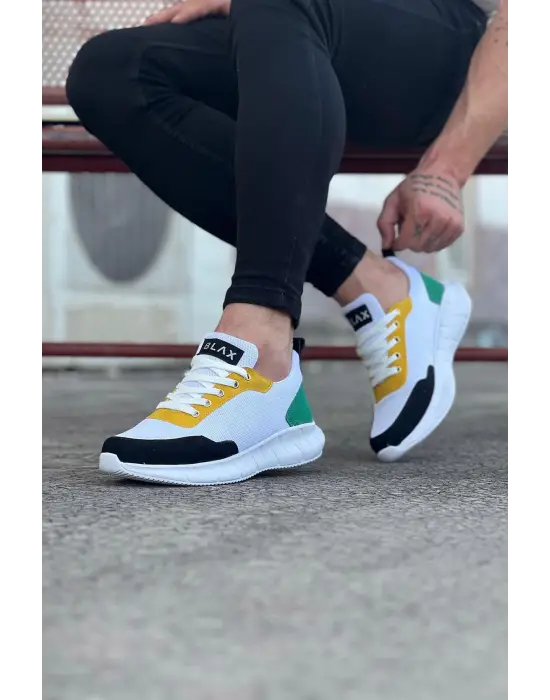 Terzi Bey Tb063 Beyaz Füme Triko Erkek Spor Ayakkabı