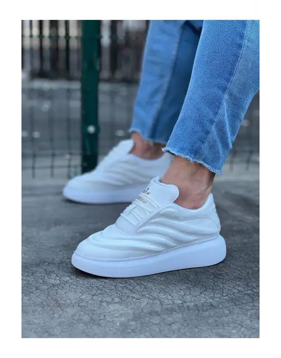 Terzi Bey Tb094 Beyaz Rugan Erkek Casual Ayakkabı