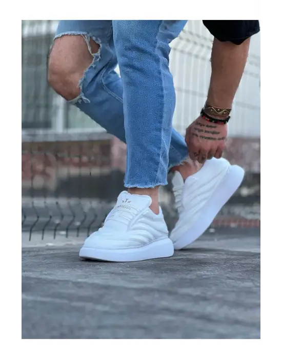 Terzi Bey Tb094 Beyaz Rugan Erkek Casual Ayakkabı