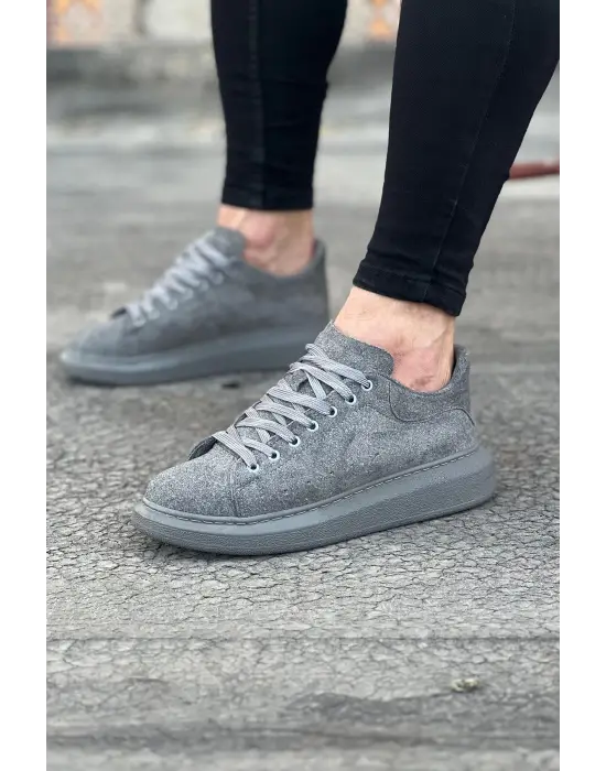 Terzi Bey Tb096 Gri Süet Günlük Erkek Casual Ayakkabı