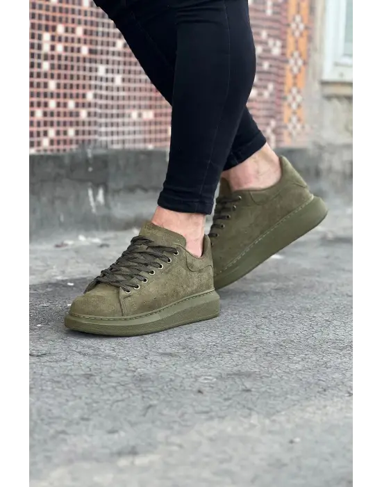 Terzi Bey Tb096 Haki Süet Günlük Erkek Casual Ayakkabı