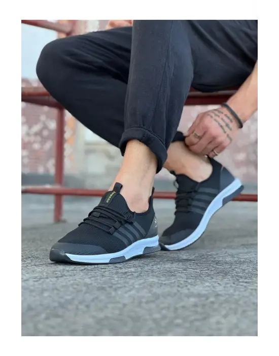 Terzi Bey Tb103 Siyah Triko Erkek Spor Ayakkabı