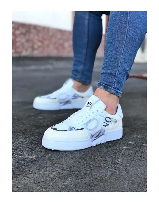 Terzi Bey Tb202 Beyaz Gri Erkek Günlük Ayakkabı