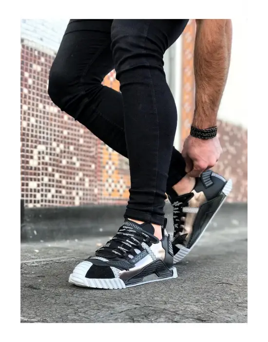 Terzi Bey Tb203 Siyah Gümüş Erkek Ayakkabı