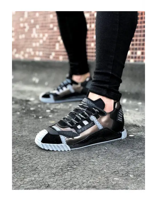 Terzi Bey Tb203 Siyah Gümüş Erkek Ayakkabı