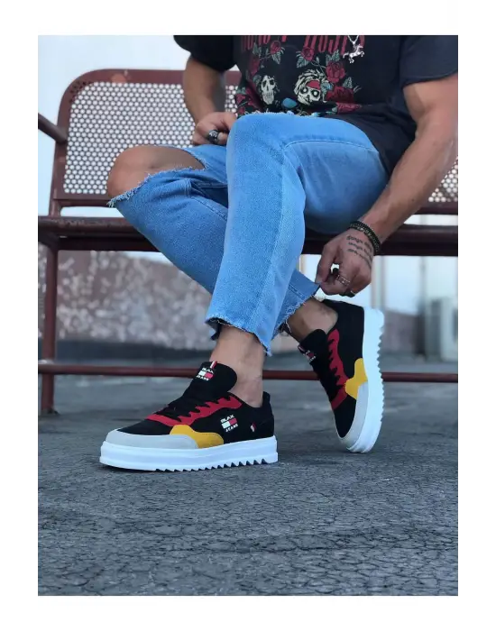 Wagoon Wg206 Siyah Hardal Erkek Günlük Ayakkabı