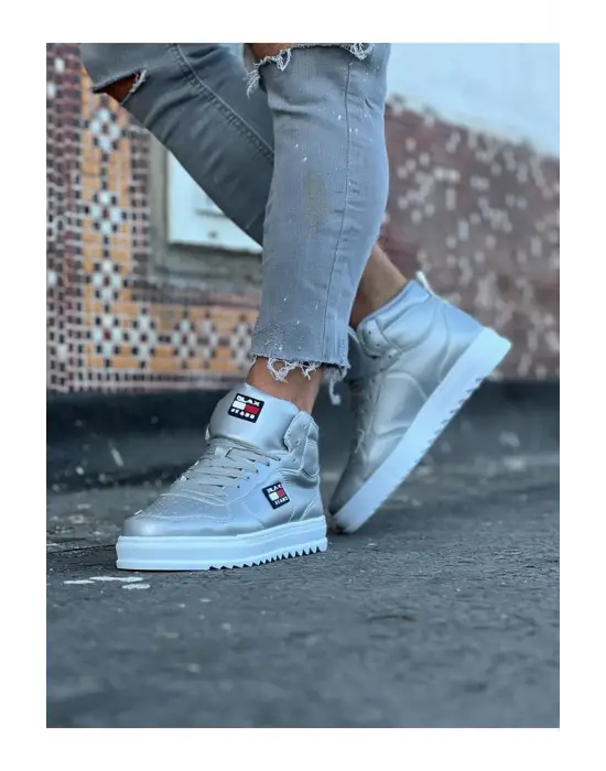 Terzi Bey Tb220 Gümüş Erkek Yarım Bilek Bot